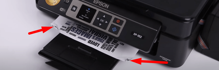 принтер пачкает бумагу